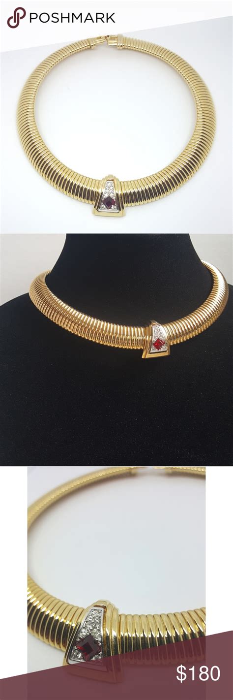 givenchy vintage choker|givenchy choker necklace value.